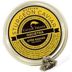 Osietra Gueldenstaedtii (no krievu stores) vaislas kaviārs (50 g)