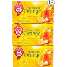 Teekanne Spanish Orange, 3 paciņas (3 x 20 tējas maisiņi), 3 x 50 g