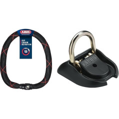 ABUS Ivy Chain 9210 - rūdīta tērauda velosipēdu slēdzene - 10 mm bieza ķēde - ABUS drošības līmenis 13