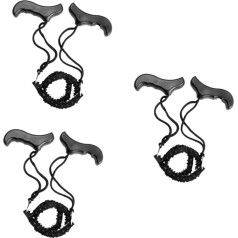 VANZACK Pack of 3 Survival Chain, āra zāģis, kempinga zāģis, dārza zāģis, kabatas ķēdes zāģis, kempinga zāģis, stiepļu zāģis, pārnēsājams ķēdes zāģis, āra kabatas zāģis, ar roku turams virves zāģis, melns