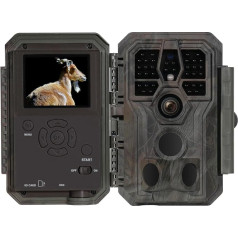 GardePro A5 Wildlife Camera 48MP 1296P H.264 Video Wildlife Camera with Motion Sensor Night Vision up to 30 m No-Glow Infrared Wildlife Camera Outdoor Waterproof Animal Camera