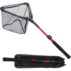 Sougayilang Makšķerēšanas izkraušanas tīkls Makšķerēšanas izkraušanas tīkls Foldable Foldable Telescopic Pole Durable Nylon Material Safe Catch or Release Fish