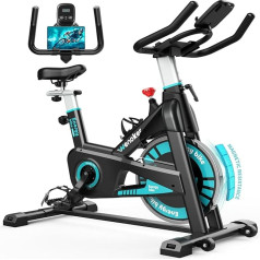 [2024 Atjaunināts] Wenoker Exercise Bike ar magnētisko pretestību, iekštelpu fitnesa velosipēds Treniņu velosipēds Kardio treniņu velosipēdi Hometrainer Bike 160 kg slodzes ietilpība