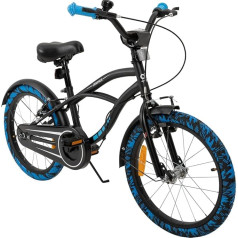 Actionbikes Bērnu Cruiser velosipēds 18 collu atstarotāji Zvans dubļu sargs meitenēm un zēniem Velosipēdi Bērnu velosipēds Bērnu velosipēds Bērnu velosipēds Jauniešu velosipēds no 5-8 gadiem