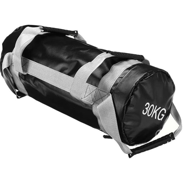 YZBBSH Fitnesa soma Sandbag 5 10 15 15 20 25 30 kg Power Bag izgatavots no mākslīgās ādas Regulējams svara smilšu maiss ar rokturiem funkcionālajam fitnesa svara maisam, 30 kg