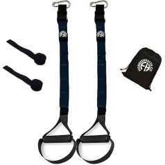 Fitnesa veselība Pro Suspension Training | Mājas āra treniņu sistēma | Ķermeņa svara trenažieris (Pro Suspension Set)