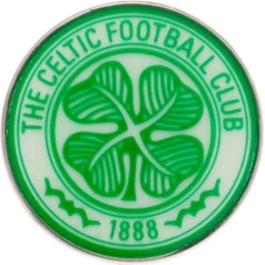 CELTIC F.C. Metal Crest Badge* Emaljas apdare * Stud fix Oficiāls licencēts produkts