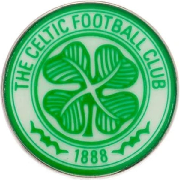 CELTIC F.C. Metal Crest Badge* Emaljas apdare * Stud fix Oficiāls licencēts produkts