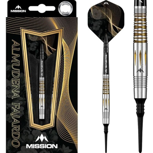 Šautriņas Mission Almudeno Fajardo 95% Soft Darts