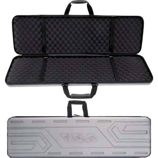 REMEK Long Weapons Cietais ieroču futrālis šautenēm Long Gun Case Ieroču futrālis Hard Plastic Aluminium Case Medību futrālis ar olu kokvilnu Long Universal Box