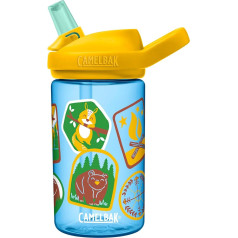 CAMELBAK Eddy+ ūdens pudele bērniem - Izturīgs pret pilieniem - BPA nesatur BPA - Aizsargāta pret noplūdi - Var mazgāt trauku mazgājamā mašīnā - 400 ml Explorer Patches