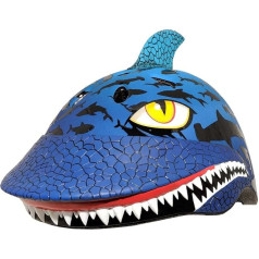 Raskullz Unisex jauniešu bērnu ķivere (5+ gadi) - Shark Jawz - viens izmērs 50-54cm, Shark