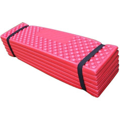 TEmkin Miegojimo kilimėliai Camping Lauko Camping Mat Ultralight Foam Camping Mat Collapsible Beach Tent Picnic Mat Sleeping Mat (Spalva: tipas S) (Raudona)