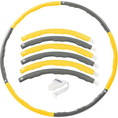 Sport-Tec Hula Hoop, diametrs 100 cm, 1,5 kg, iekļauts mērlente Power Fitness Hoop svara zudumam