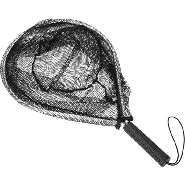 Fly Fishing Landing Net, Makšķerēšana izkraušanas neto Forele Net Folding Nerūsējošā tērauda zivju karpu izkraušanas neto Fly Fishing Landing Net ar ērtu rokturi aksesuāri