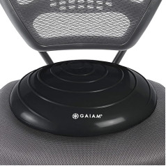 gaiam Balance Disc Wobble Cushion stabilitātes trenažieris mājas vai biroja darba galda krēslam un bērnu alternatīvai klasē Sensory Wobble Seat