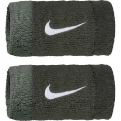 NIKE Swoosh dubultā platā tenisa josta ar garām dažādu krāsu lentēm (Oil Green/Medium Olive/Cargo Khaki)