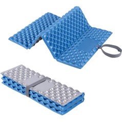 2 Pack Foldable Foam Mat, Ultralight Hiking Seat Mat, putu kempinga spilventiņš ar olu ligzdu, IXPE Outdoor Foam Cushion, izturīgs, silts, ūdensizturīgs, mitruma izturīgs,