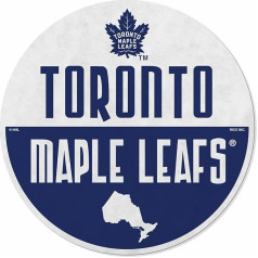 Rico Industries NHL Toronto Maple Leaves Classic Shape Cut Bunting Mājas dzīvojamā istaba apdare Soft Felt EZ Hanging