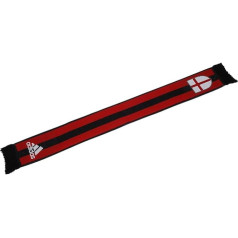 adidas AC Milan šalle ar 3 svītrām, Victory Red S04/Black/Granite, viens izmērs