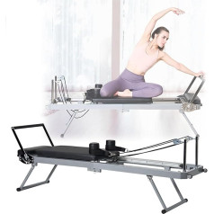 Pilates Reformer mašīna, Pilates aprīkojums Mājas treniņš Salokāms Pilates Reformer tērps Reformer ķermeņa izturības stiepšanai