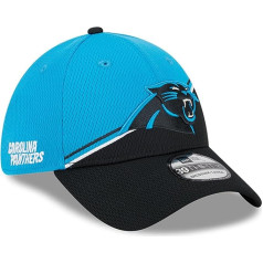 New Era NFL Carolina Panthers Oficiālā 2023 Sideline Colorway 39Thirty Stretch Fit cepure