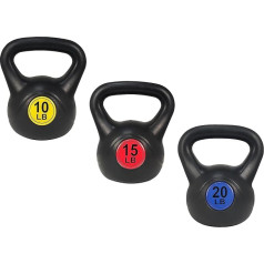 BalanceFrom Wide Handle Kettlebell svaru komplekts