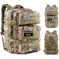 Beverly Nutrition Unisex USA 45L Militārā mugursoma Militāri zaļa, Zaļa (militāri zaļa)