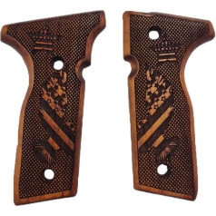 ZIB GRIPS Beretta Stoeger pistoletu rokturi roku darbs no valrieksta koka Dracarys Pattern r2 (Ars.04)