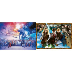 Ravensburger Puzzle 16701 Star Wars Universe & Puzzle 15171 The Magic Student Harry Potter 1000 gabaliņu Harry Potter Puzzle pieaugušajiem un bērniem no 14 gadiem