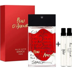 STARCK PARIS komplekts, 90 ml Peau d'Amour Eau de Parfum for You, 9 ml Peau de Lumière Maqigue smaržas Jums, 9 ml Peau d'Amour smaržas, sieviešu smaržas, Smaržas, Smaržas Smaržas