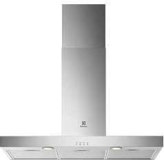 Electrolux LFT419X Sienas tvaika nosūcējs Platums 90 cm Maksimālais gaisa plūsmas ātrums (m3/h): Trokšņa līmenis: min/max (dBA): 51/68.