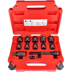 Milwaukee Milwaukee 4932480456 Impact Socket Set Hroma-molibdēna tērauds