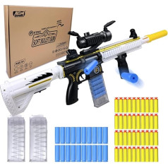 AGM MASTECH AR 416 Shell-Throwing Blaster Shot Gun, 40 официальных дротиков, 8 обойм для дротиков, 2 магазина, 4 способа крепления, игровой набор Blaster Toys для мальчиков