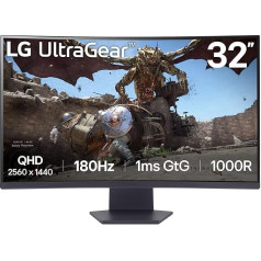 LG Electronics 32GS60QX-B.AEUQ UltraGear™ izliektais QHD spēļu VA monitors 32