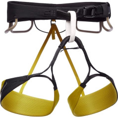 Black Diamond M Zone Harness Yellow/Black, vīriešu drošības josta, S izmērs - Sēra krāsa