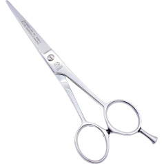 NTS-Solingen Shiny Line Hairdressing Scissors, Professional Hair Scissors, High-Gloss Polished, Micro-Toothed, Made in Solingen, 15.3 cm = 6.0 Inches