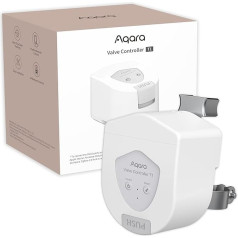 Aqara Smart Valve Control T1, nepieciešams Aqara Zigbee 3.0 centrmezgls, apvienots ar ūdens sensoru mājai, atbalsta lietotņu tālvadības pulti, atbalsta HomeKit, Alexa, Google, Matter over Bridge