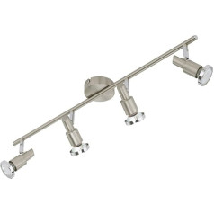 Briloner Leuchten LED Deckenleuchte, 4 dreh- & schwenkbare LED-Spot-Lights, Decken-Lampe, Metall, Strahler inkl. Leuchtmittel à 3 W, garums: 67,5 cm