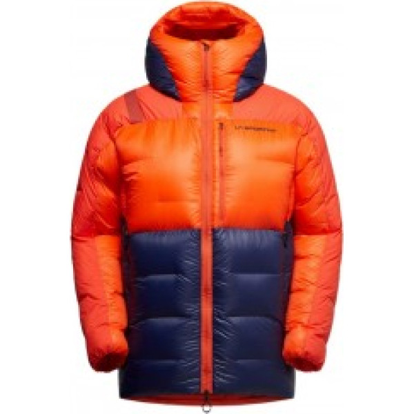 Jaka OLYMPUS Tech Down Parka XL Cherry Tomato/Deep Sea