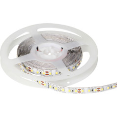 LED lente 12V DC, 2835smd, 120led/m, 9.6W/m, IP20, 3000K, ruļlis 5m