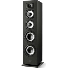 Polk Audio Monitor XT70 High Resolution Floorstanding Speaker, HiFi and Home Cinema Speaker, Hi-Res Certified, Dolby Atmos and DTS:X Compatible (Piece), Black