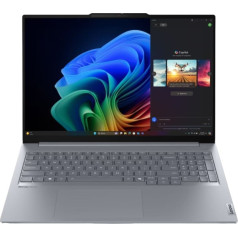 Portatīvais dators thinkbook 16 g7 21nh001upb w11pro x1p-42-100/32gb/512gb/int/16.0 wqxga/luna grey/3grs os + co2 offset