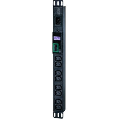 Barošanas sloksne epdu1016m pdu easy metered 1u,16a, 8xc13