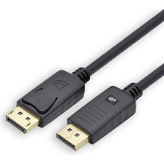 Displayport m/m 1,8 m. juodas v 1.1 kabelis