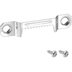 Sourcing Map Saw Tooth Picture Hanger - dubultā caurums ar skrūvēm piekārtiem rāmjiem