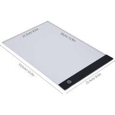 Zīmēšanas tāfele, īpaši plānas A4 kopēšanas plāksnes, regulējama gaisma A4 USB USB LED gaismas lodziņš Kopēšanas plāksnes gaismas trafareta plāksne A4 gaismas plāksnes mākslas zīmēšanas zīmēšanas tāfele (nepārtraukti regulējams