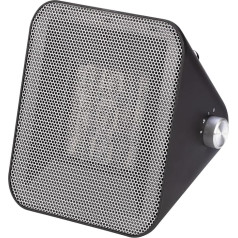 ARDES - AR4P21B ICONIQ B Keramiskais ventilatora sildītājs 1500 W - Ventilatora sildītājs ar sānu regulētājierīcēm - Klusais, inteliģentais ventilatora sildītājs ar vintage dizainu - Ventilatora sildītājs ar metāla rokturi
