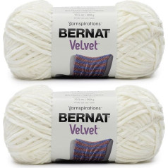 Bernat Velvet Cream dzija - 2 iepakojumi pa 300g - Poliesters - 5 Bulky - Adīšana / Tamborēšana