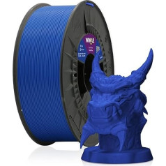 WINKLE PLA 870 Filaments, Klusā okeāna zils, 3D printeru filaments, PLA 870, 1,75 mm, 1 kg, PLA 870 Blue, Ingeo PLA | atlaidināšanas process, ekstrēma cietība, spole ar 1 kg